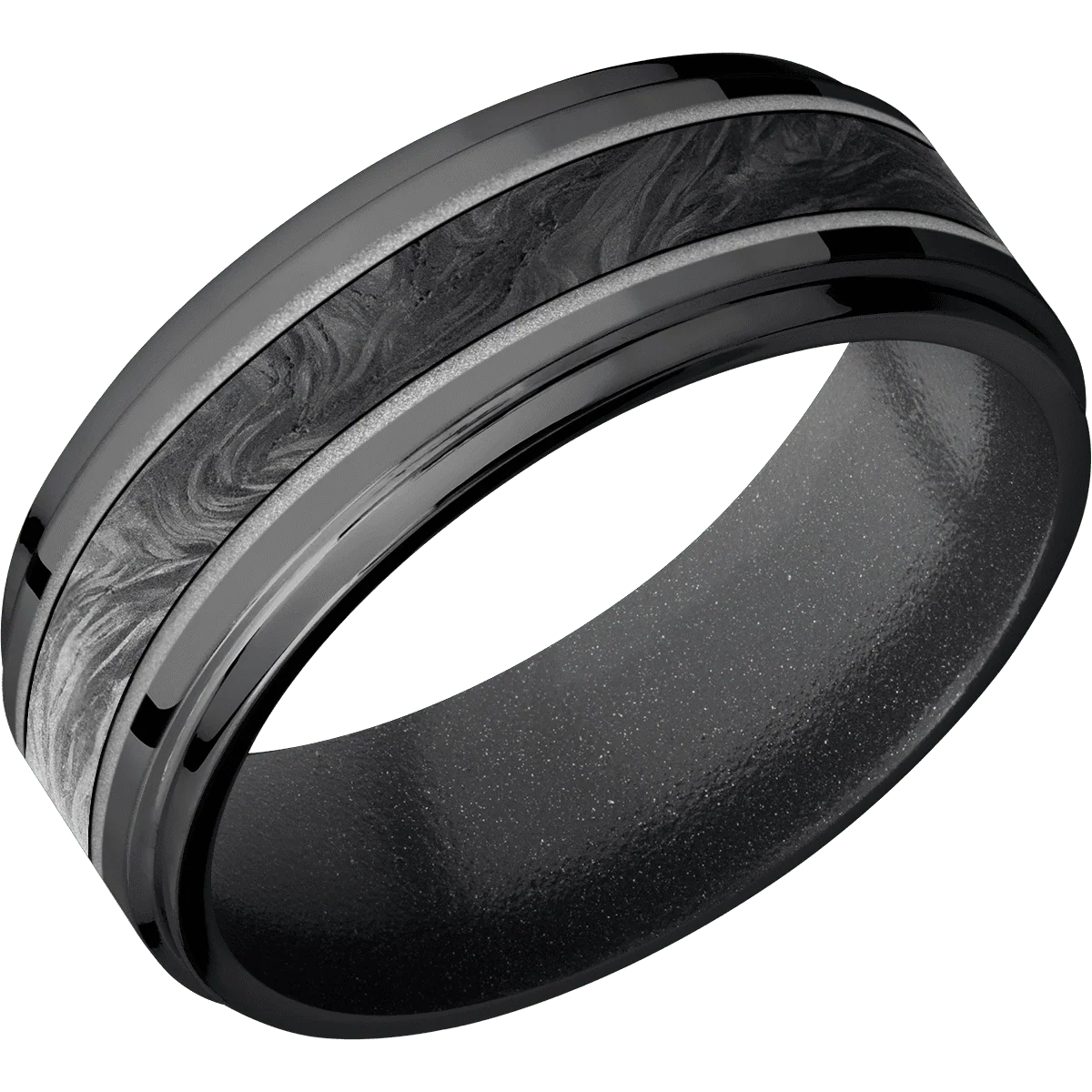 Zirconium + Polish , Polish Finish + Dark Grey - Image 2