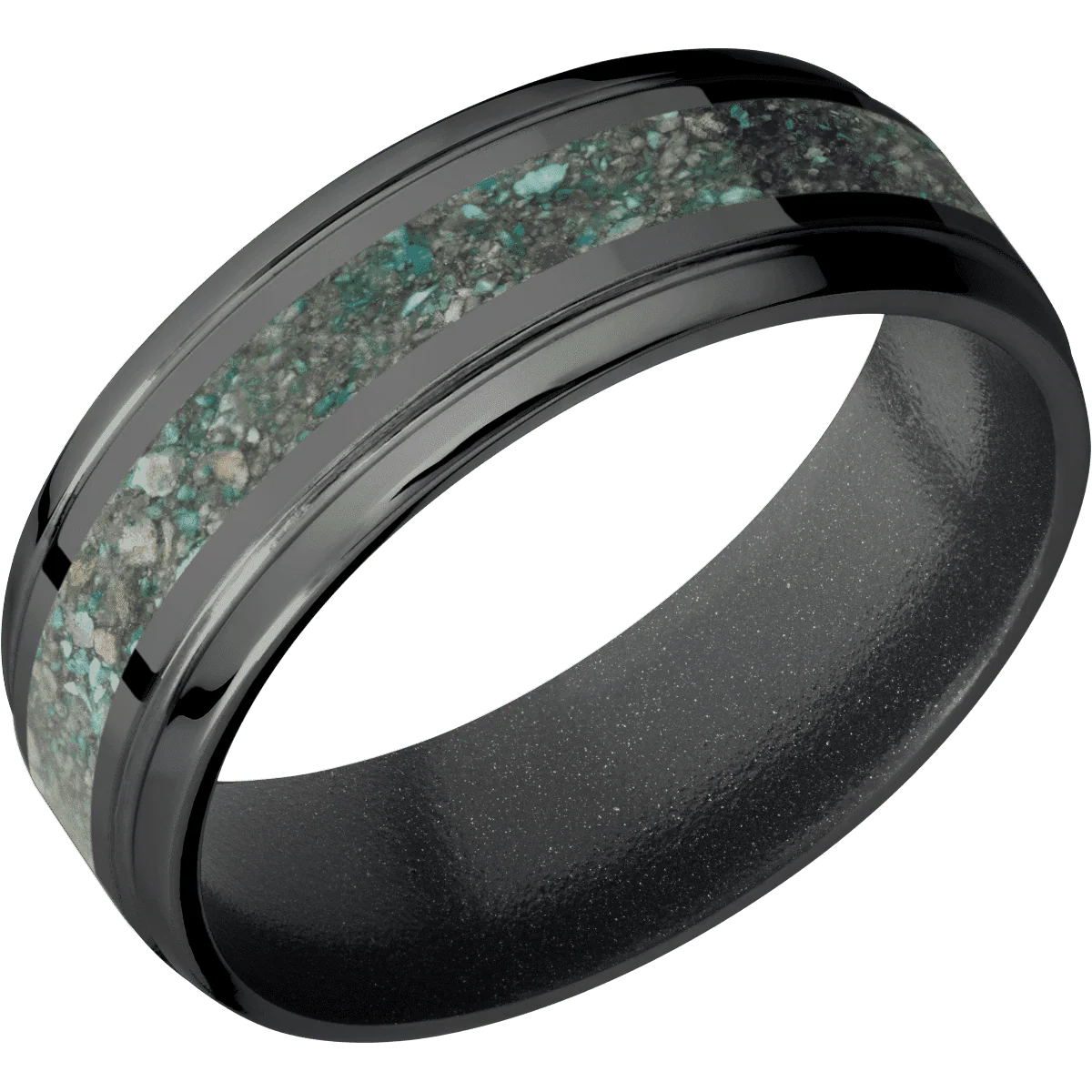 Zirconium + Polish , Polish Finish + Dark Grey - Image 2