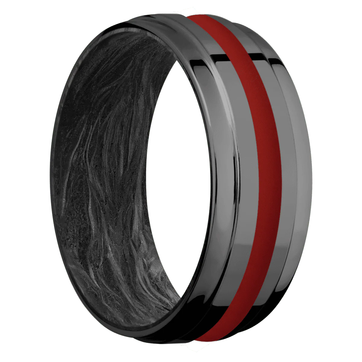Zirconium + Polish , Polish Finish + Forged Carbon Fiber