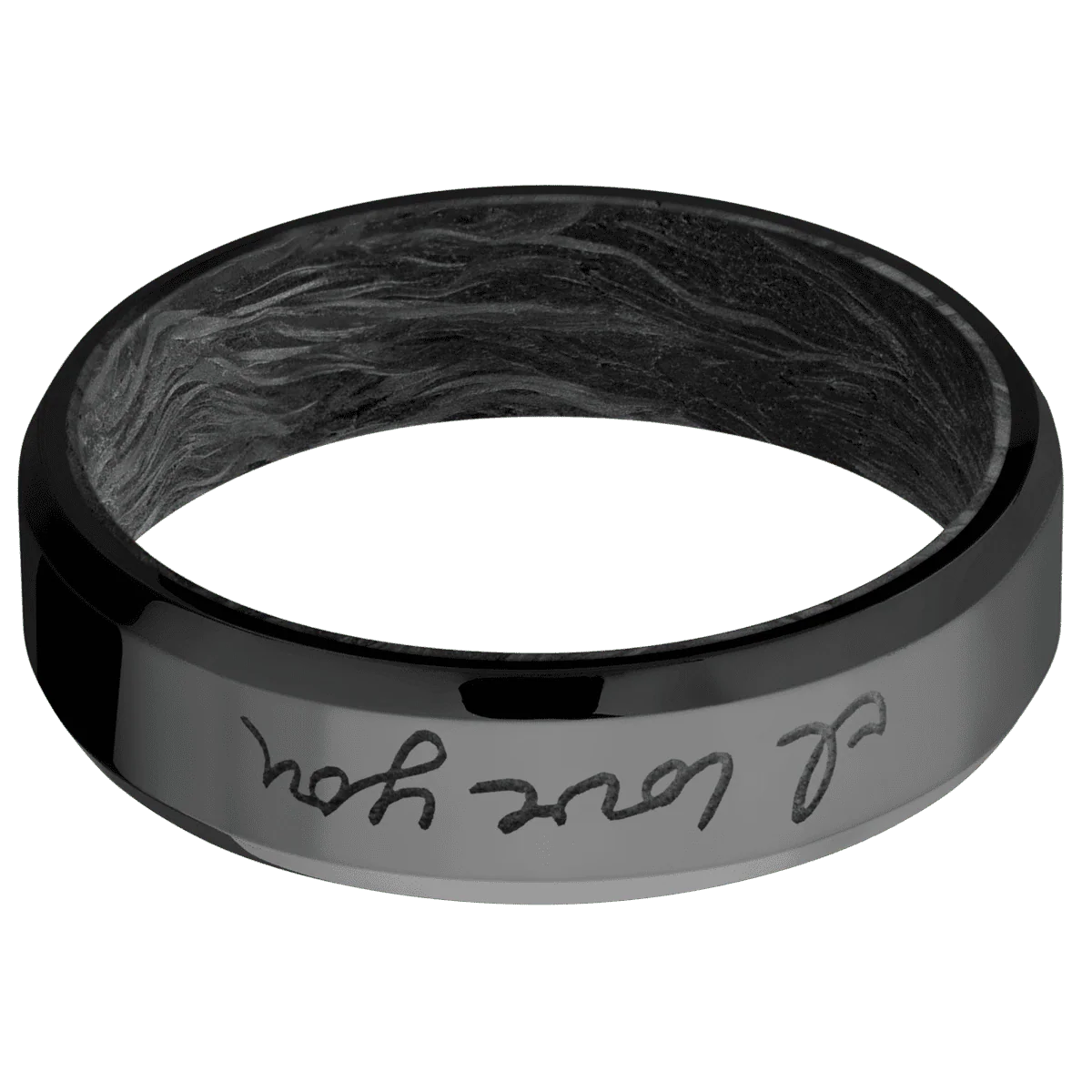 Zirconium + Polish , Polish Finish + Forged Carbon Fiber - Image 3