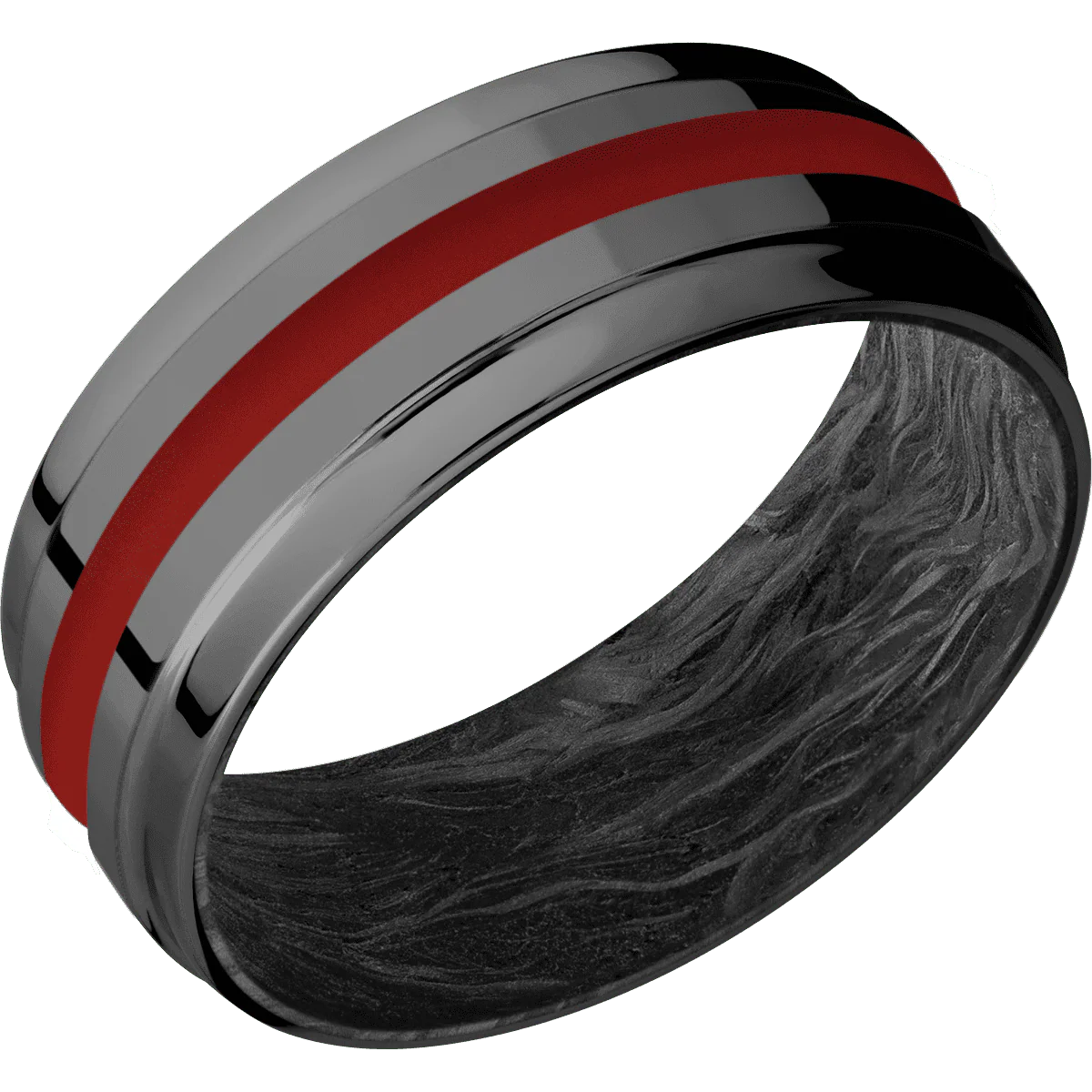 Zirconium + Polish , Polish Finish + Forged Carbon Fiber - Image 2