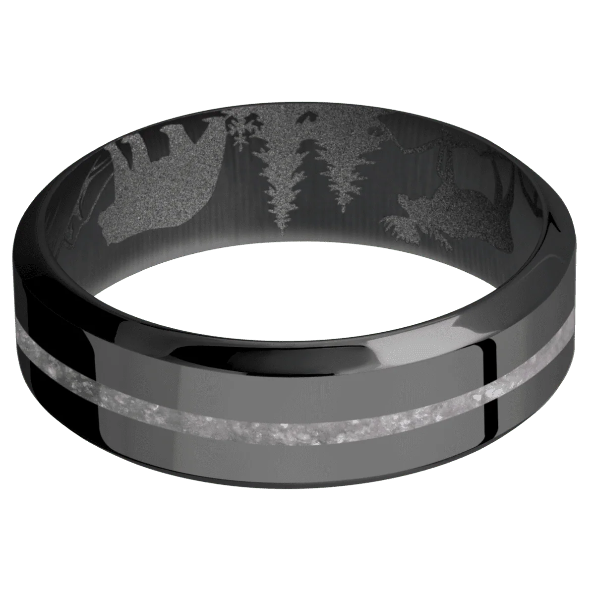 Zirconium + Polish , Polish Finish + Gun Metal Grey - Image 3