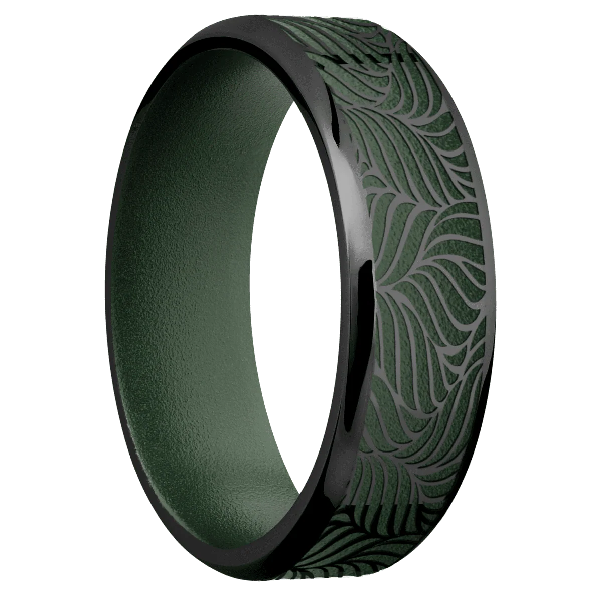 Zirconium + Polish , Polish Finish + Highland Green