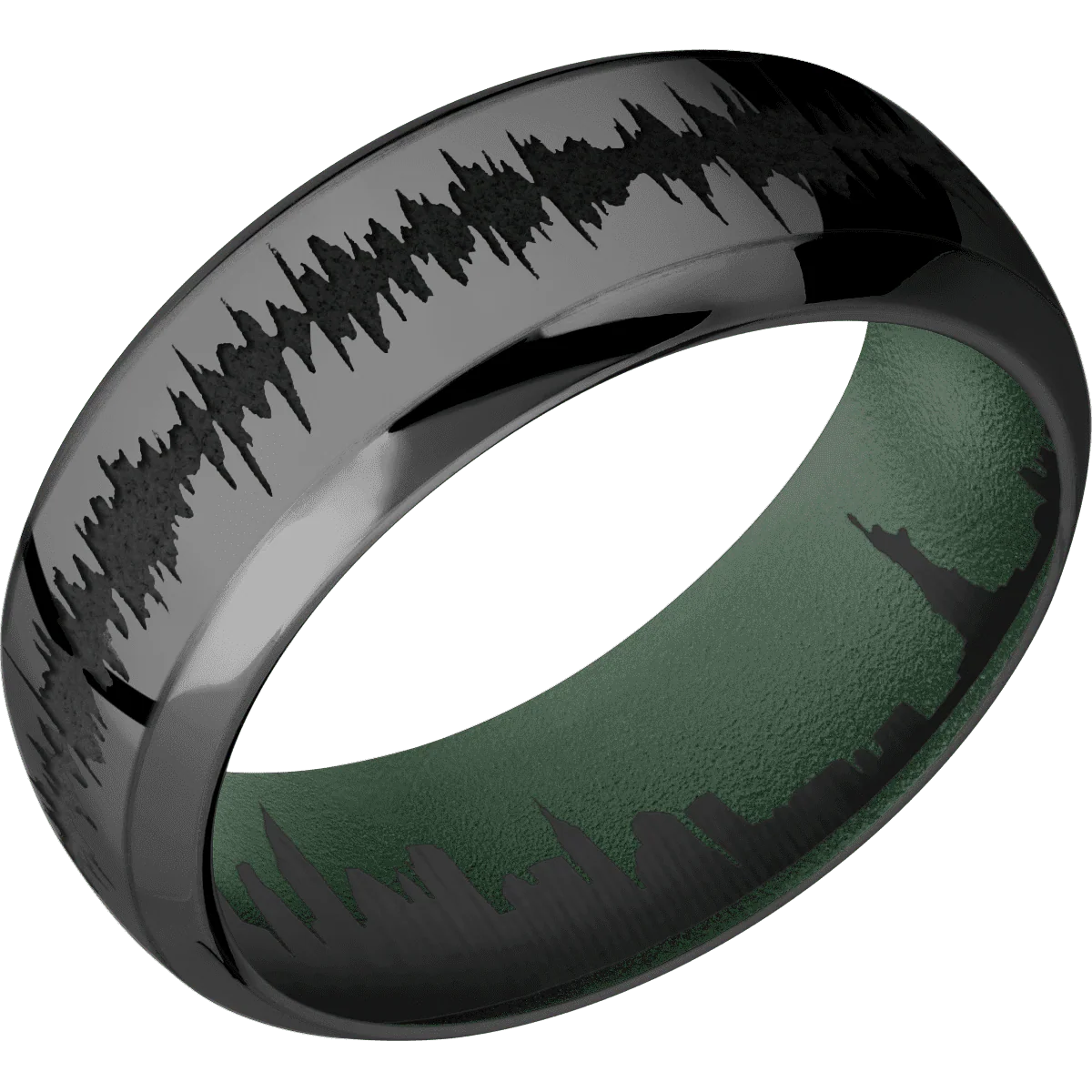 Zirconium + Polish , Polish Finish + Highland Green - Image 2