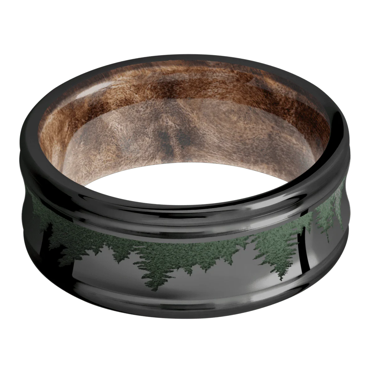 Zirconium + Polish , Polish Finish + Maple Burl - Image 3