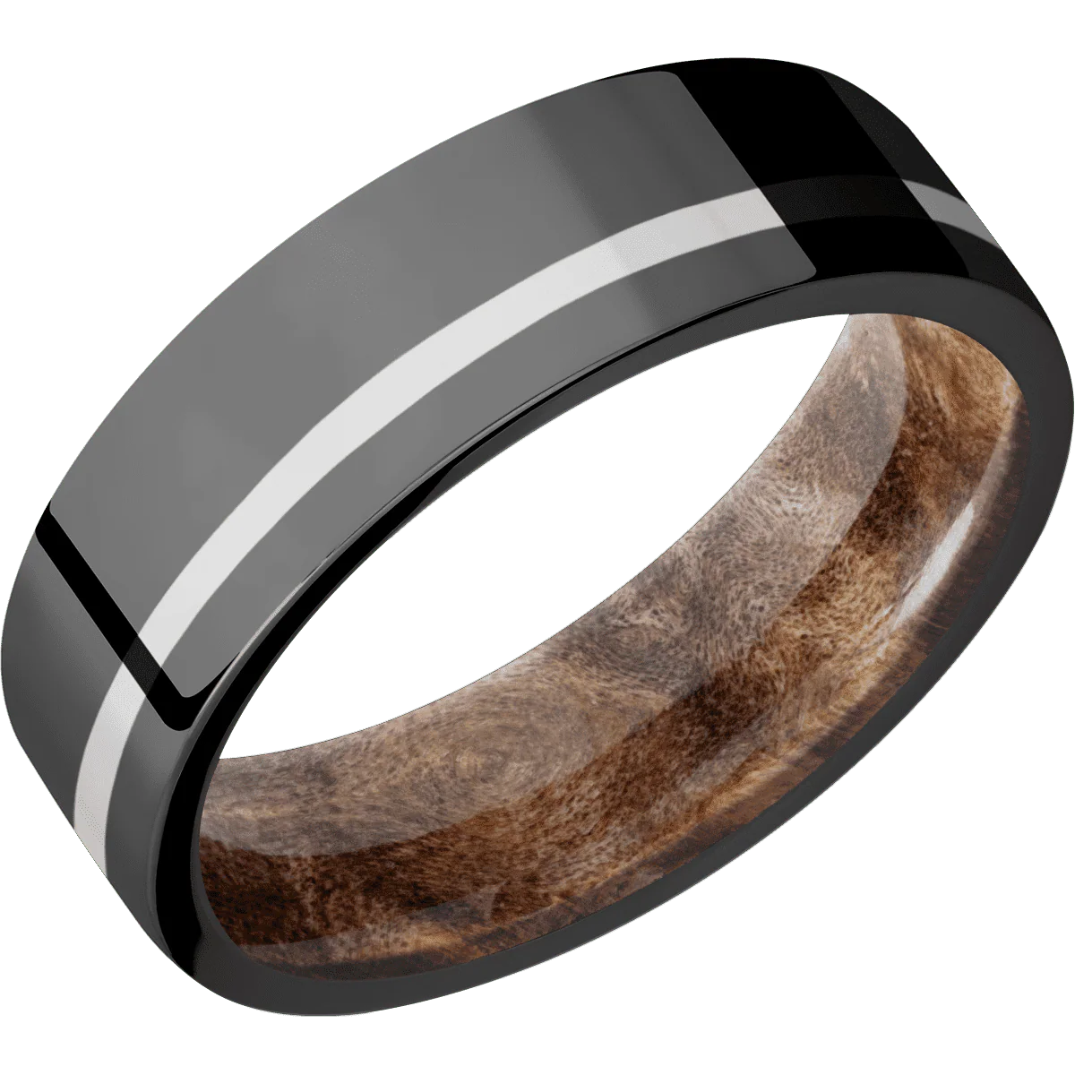 Zirconium + Polish , Polish Finish + Maple Burl - Image 2