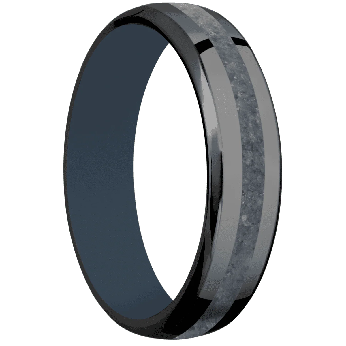 Zirconium + Polish , Polish Finish + Navy Blue