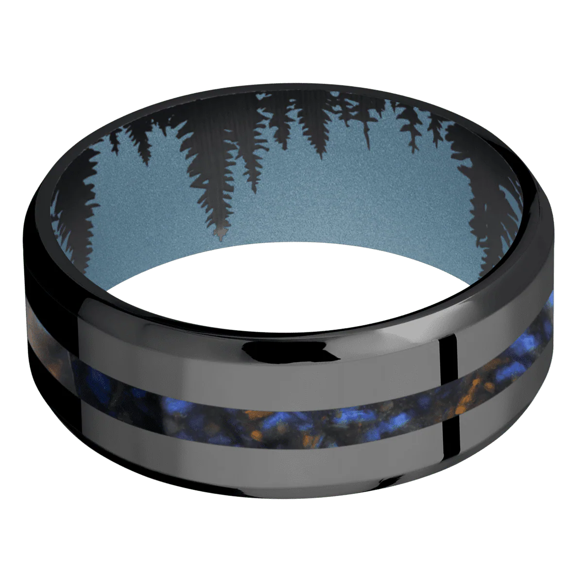 Zirconium + Polish , Polish Finish + Polar Blue - Image 3