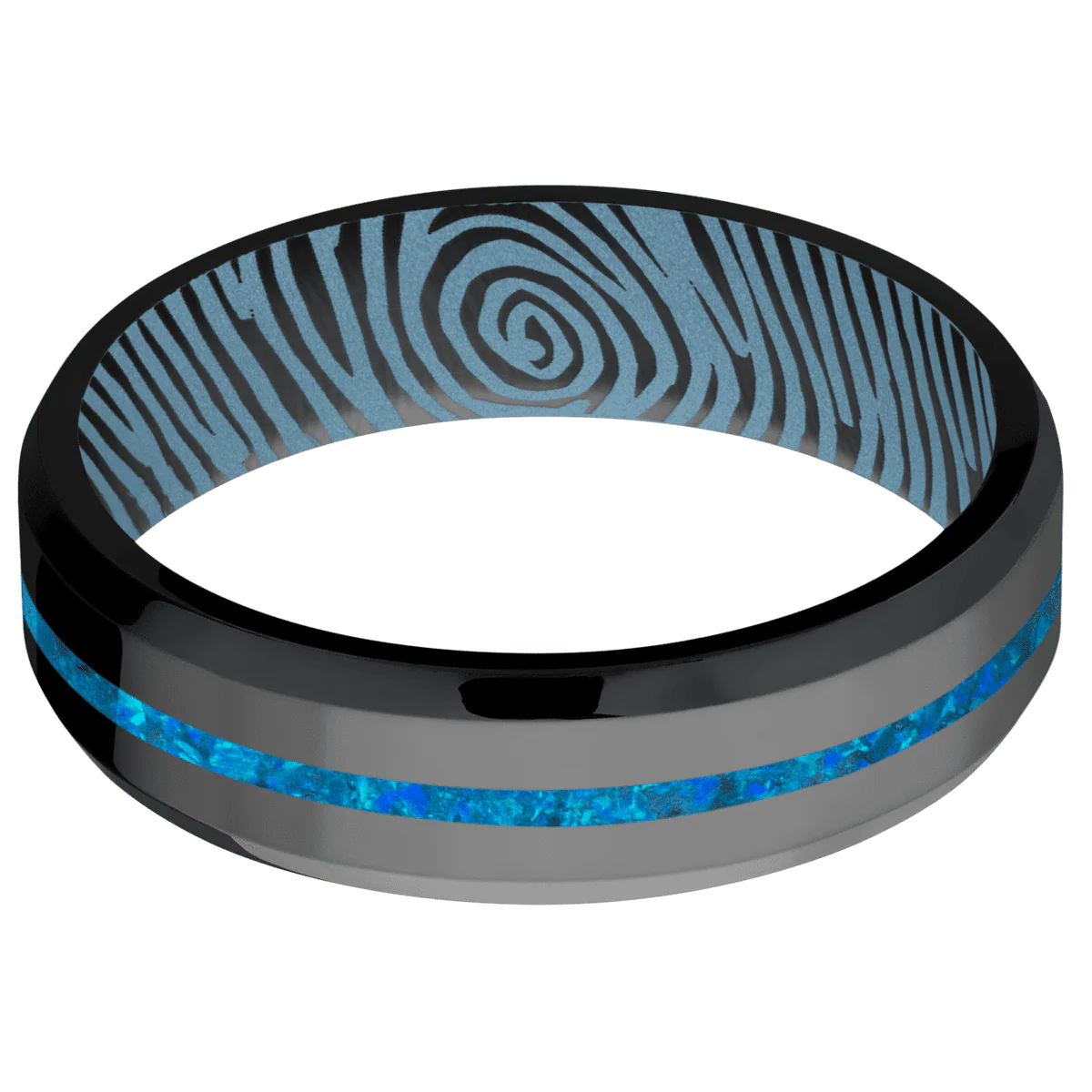 Zirconium + Polish , Polish Finish + Polar Blue - Image 3