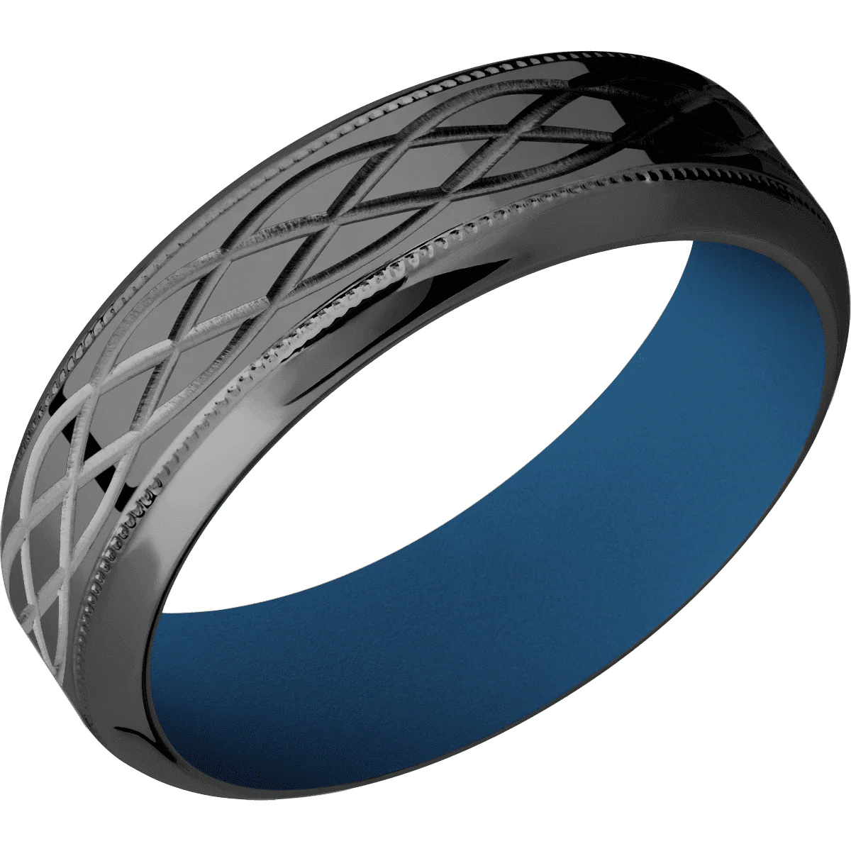 Zirconium + Polish , Polish Finish + Ridgeway Blue - Image 2