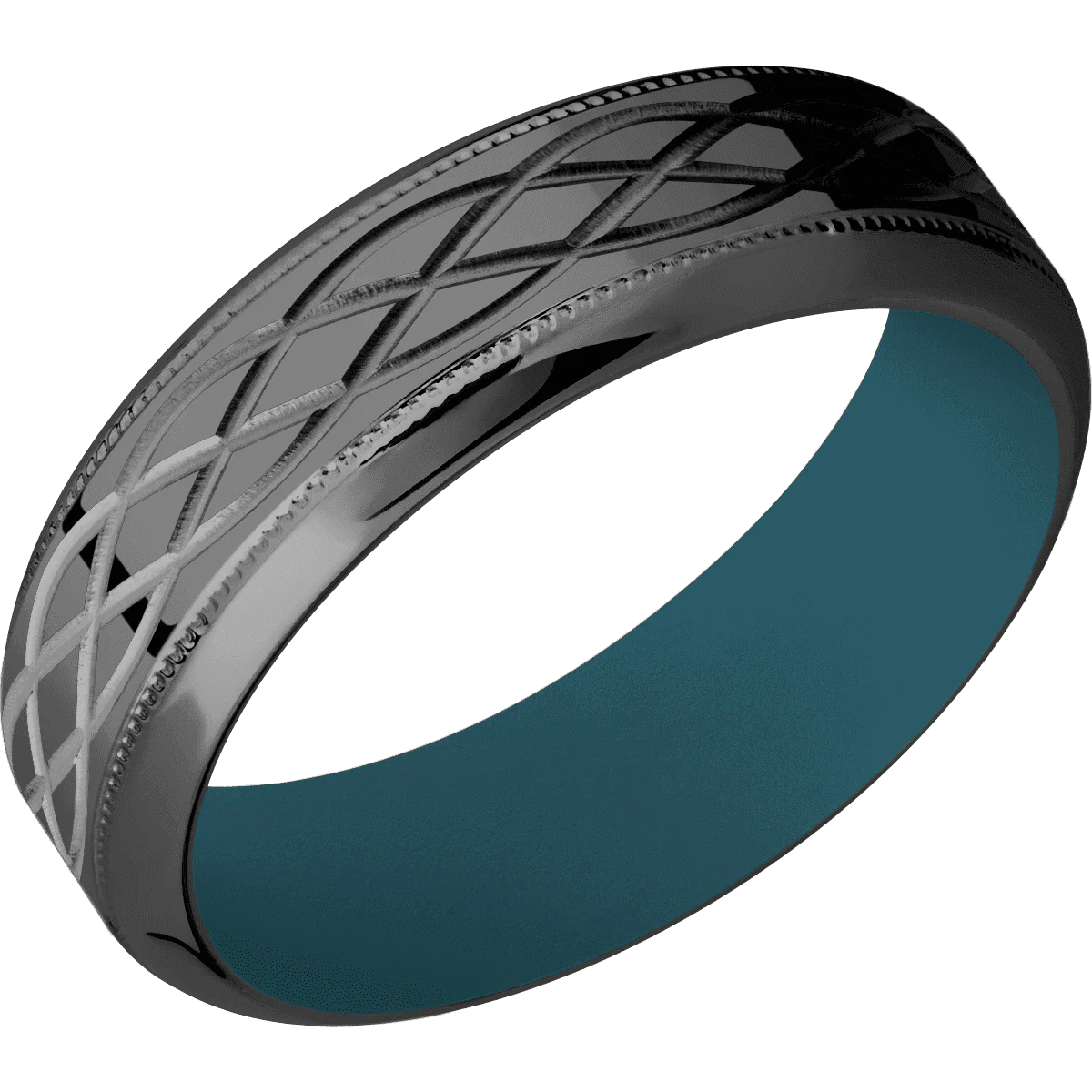 Zirconium + Polish , Polish Finish + Ridgeway Blue - Image 2