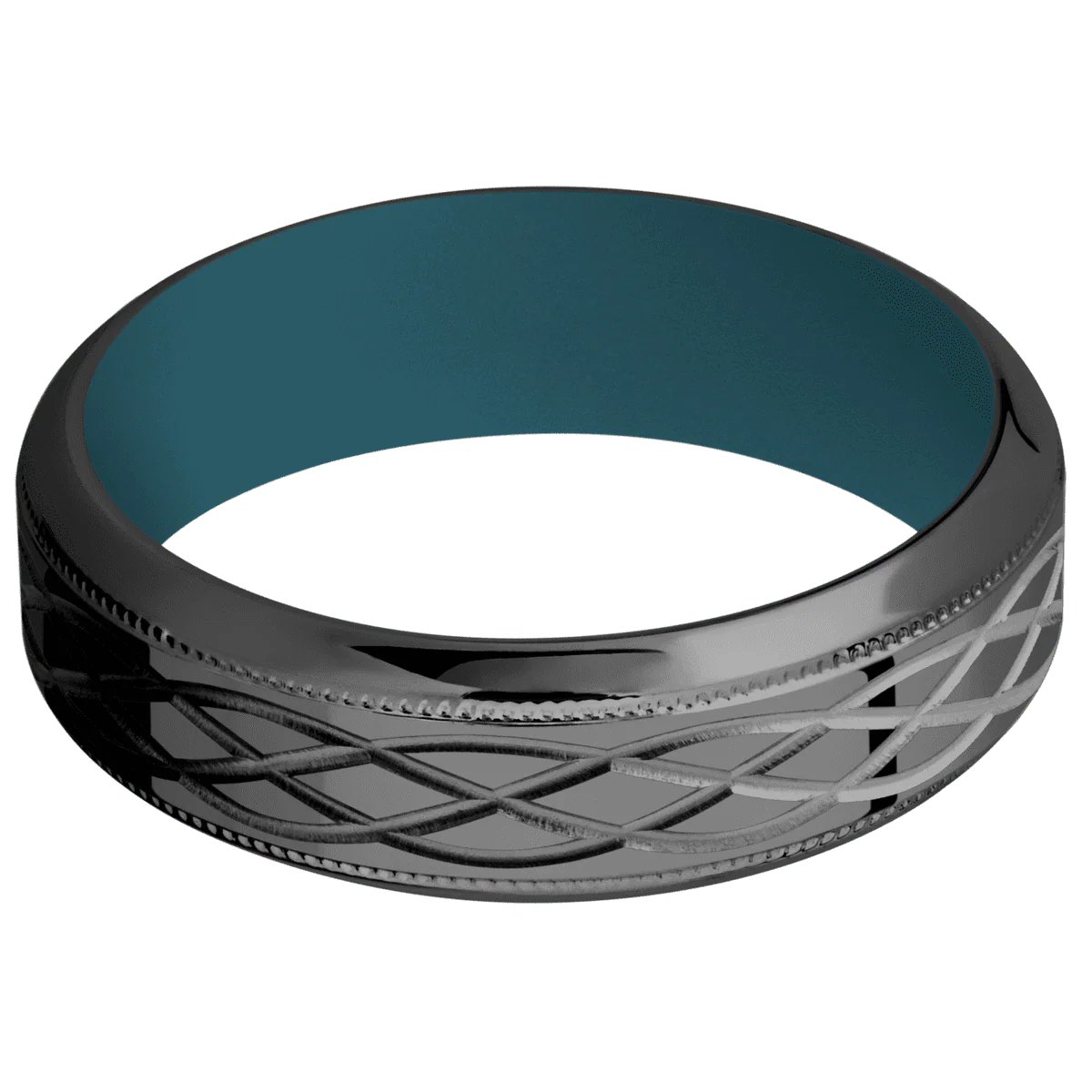 Zirconium + Polish , Polish Finish + Ridgeway Blue - Image 3