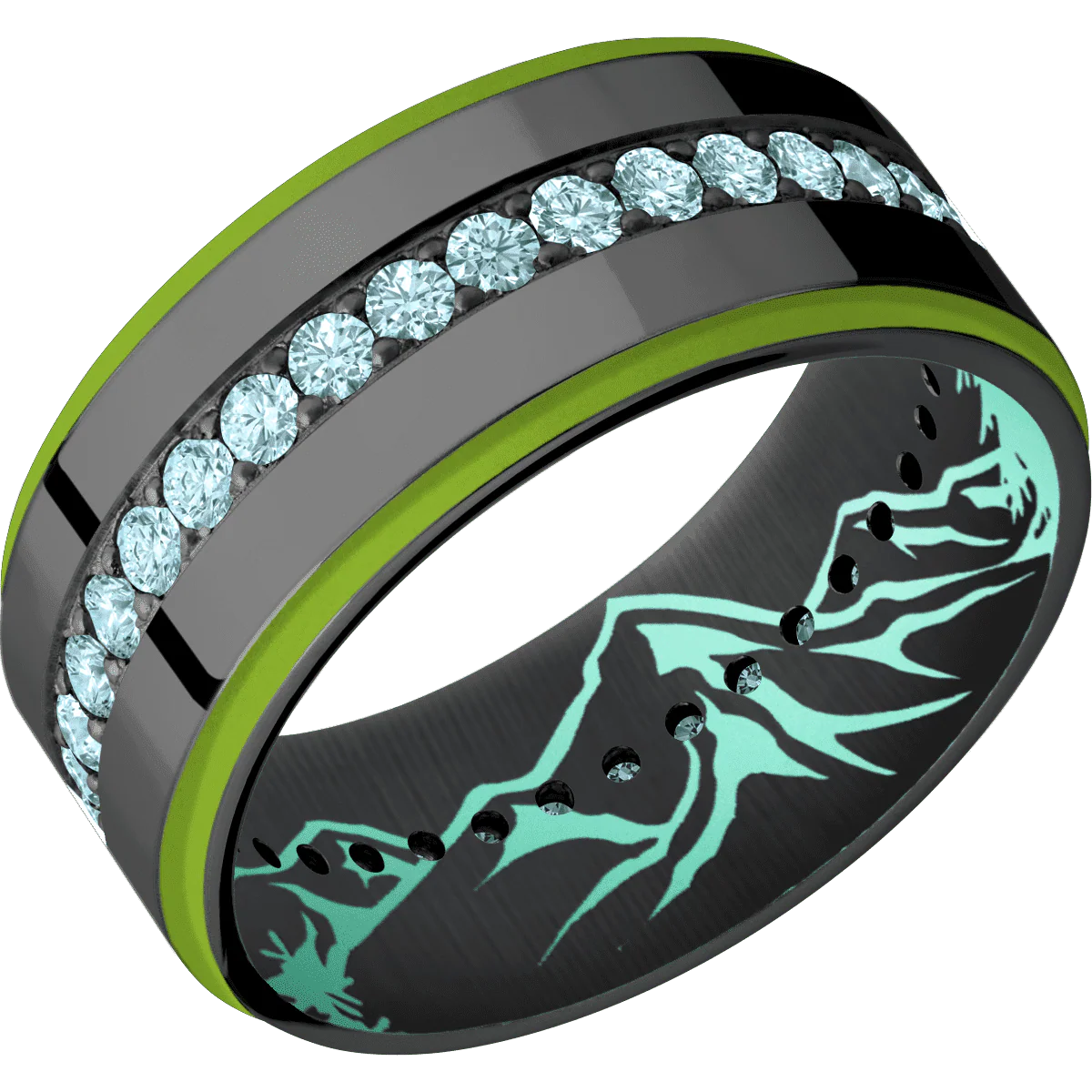 Zirconium + Polish , Polish Finish + Robins Egg Blue - Image 2