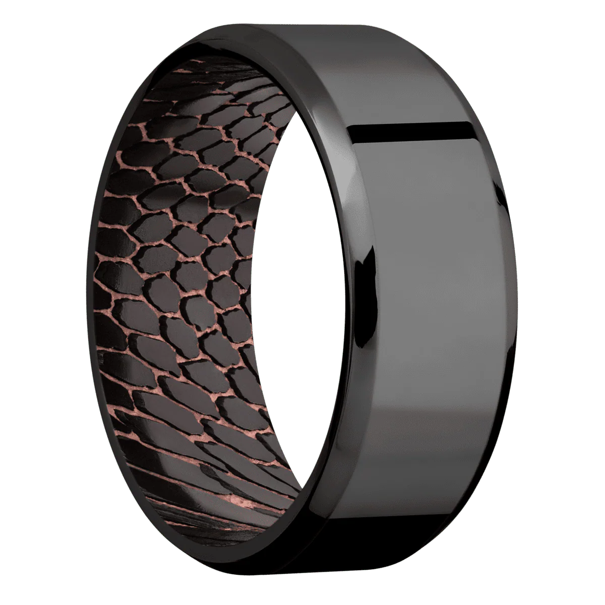 Zirconium + Polish , Polish Finish + Superconductor Noir