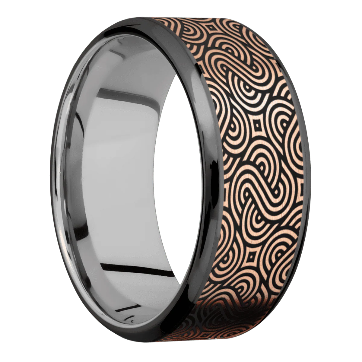 Zirconium + Polish , Polish Finish + Titanium