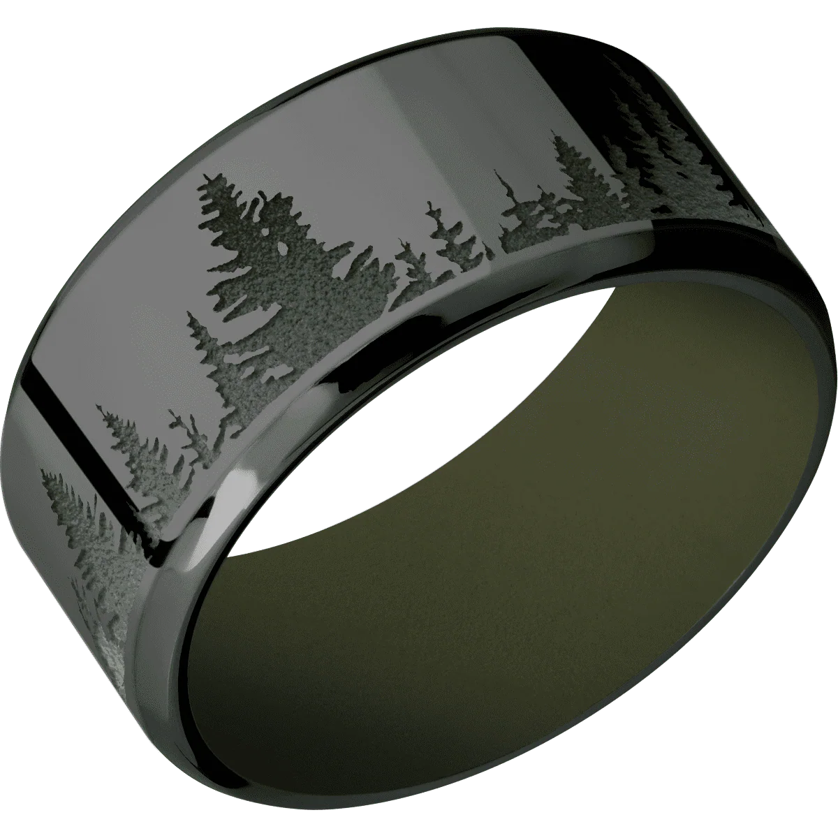 Zirconium + Polish , Polish Finish + Vintage Green - Image 2