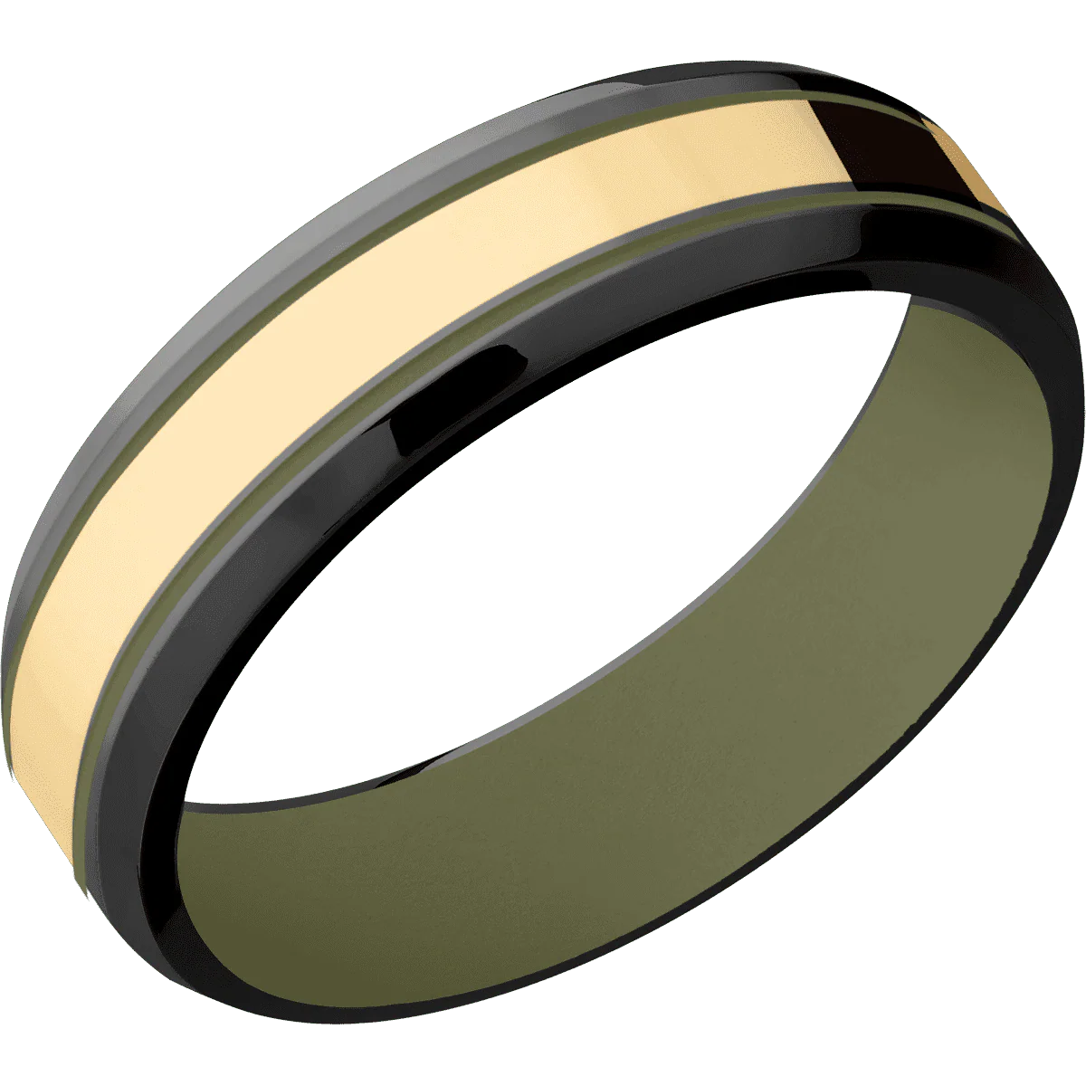 Zirconium + Polish , Polish Finish + Vintage Green - Image 2