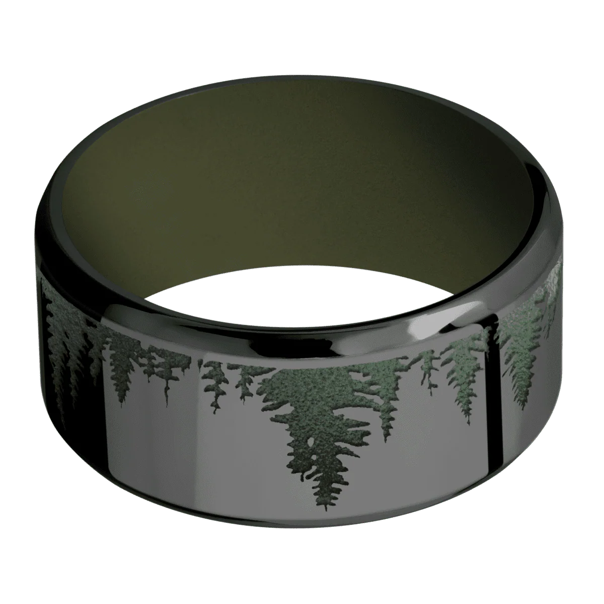 Zirconium + Polish , Polish Finish + Vintage Green - Image 3