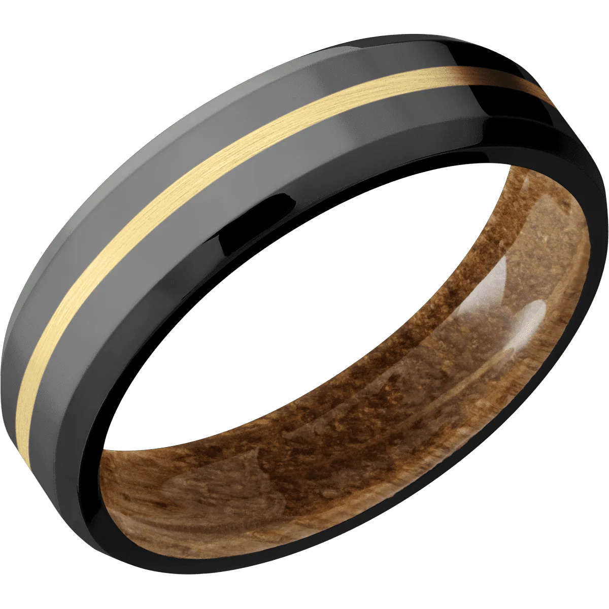 Zirconium + Polish , Polish Finish + Whiskey Barrel - Image 2