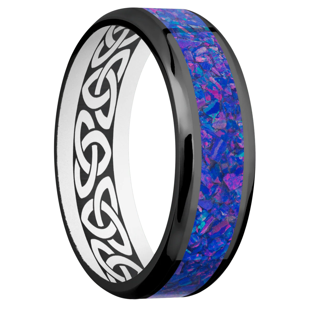 Zirconium + Polish , Polish Finish + White