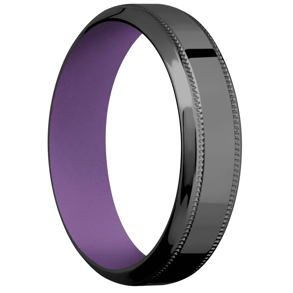 Zirconium + Polish , Polish Finish + Wild Purple