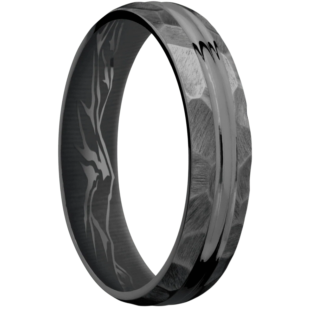 Zirconium + Polish , Rock Finish