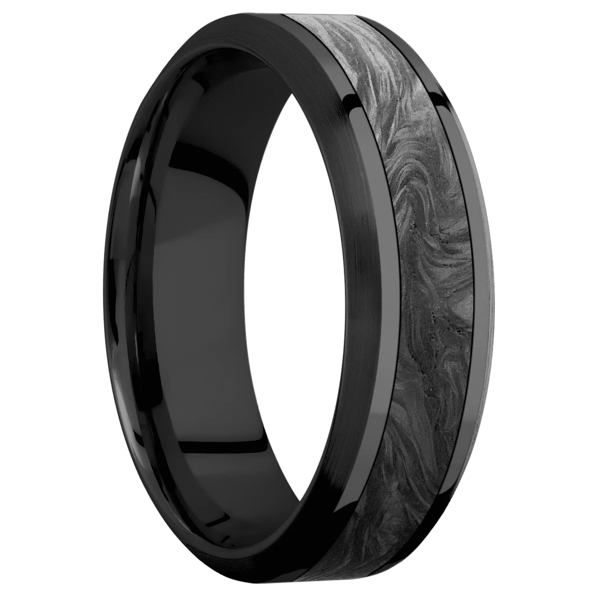 Zirconium + Polish , Satin Finish