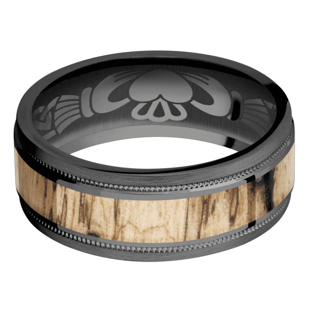 Zirconium + Polish , Satin Finish - Image 3