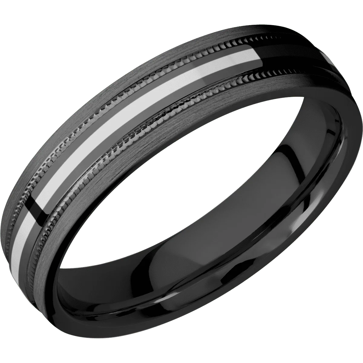Zirconium + Polish , Satin Finish - Image 2