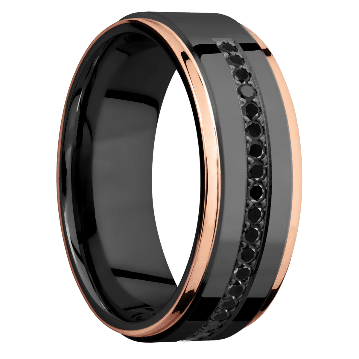 Zirconium + Polish , Satin Finish