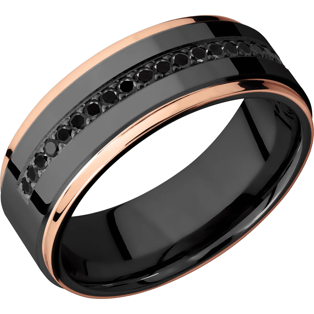 Zirconium + Polish , Satin Finish - Image 2
