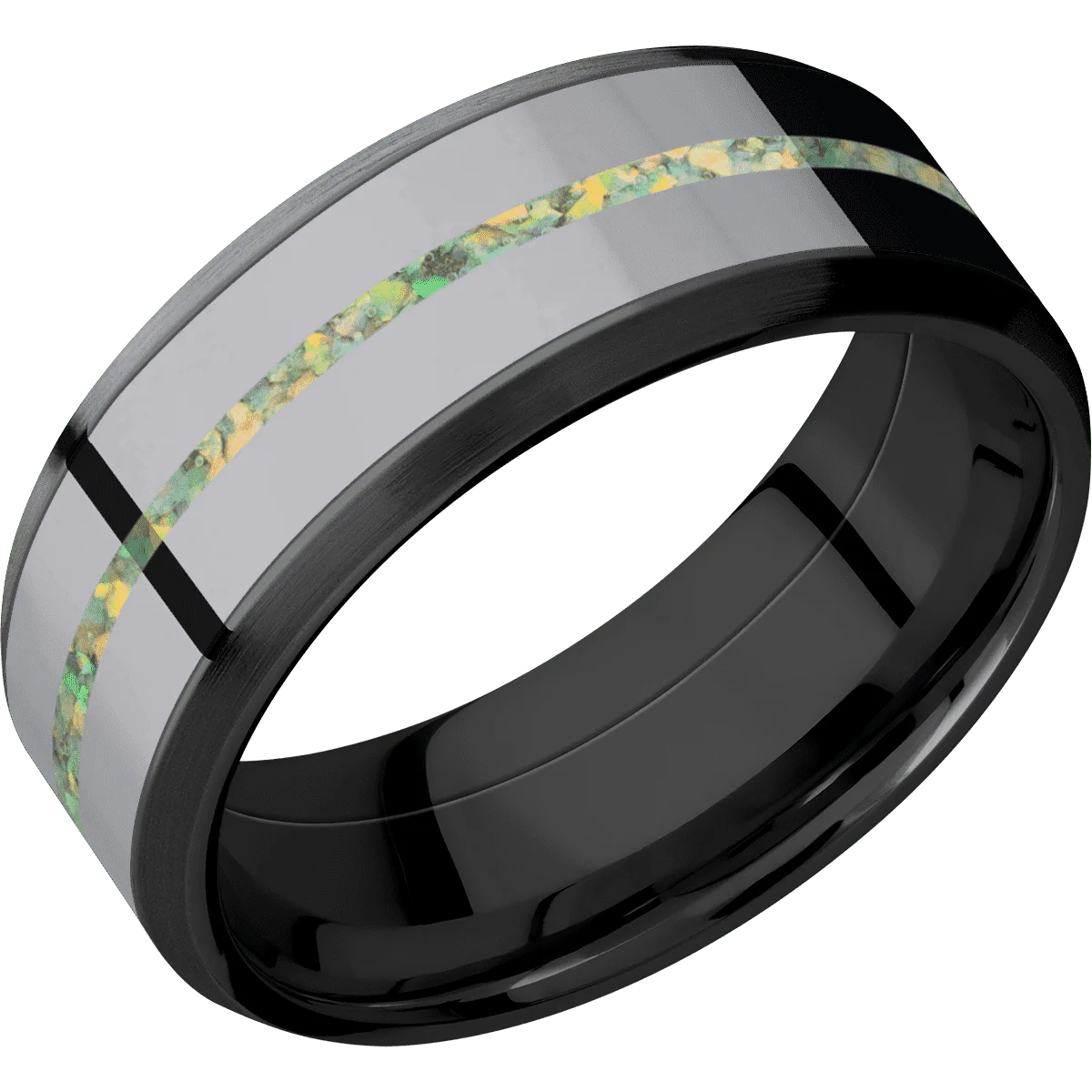 Zirconium + Polish , Satin Finish - Image 2