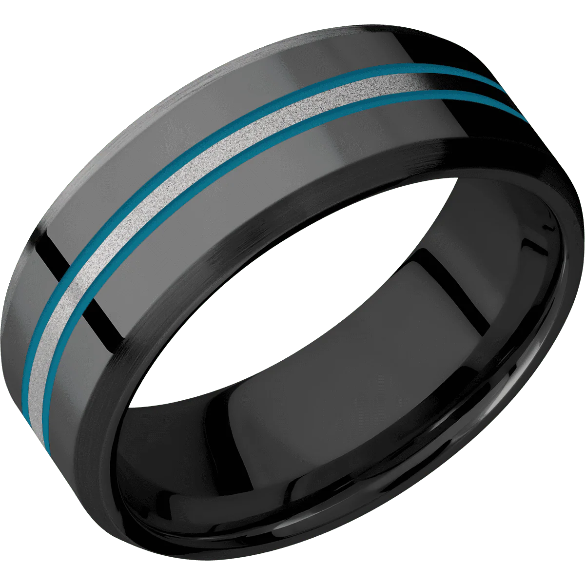 Zirconium + Polish , Satin Finish - Image 2