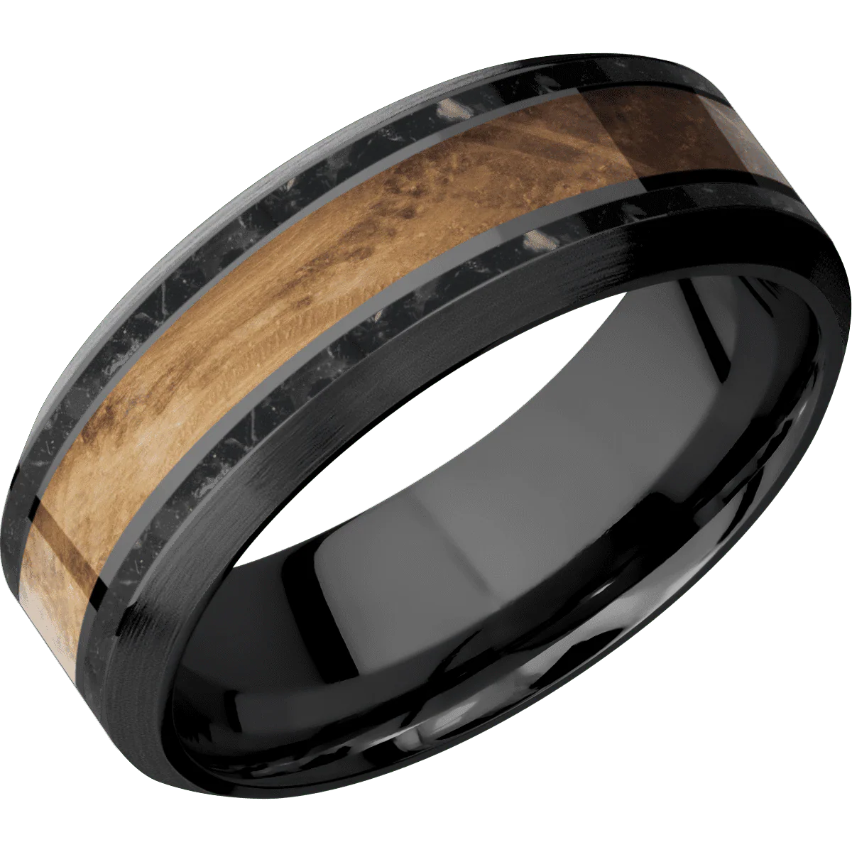 Zirconium + Polish , Satin Finish - Image 2