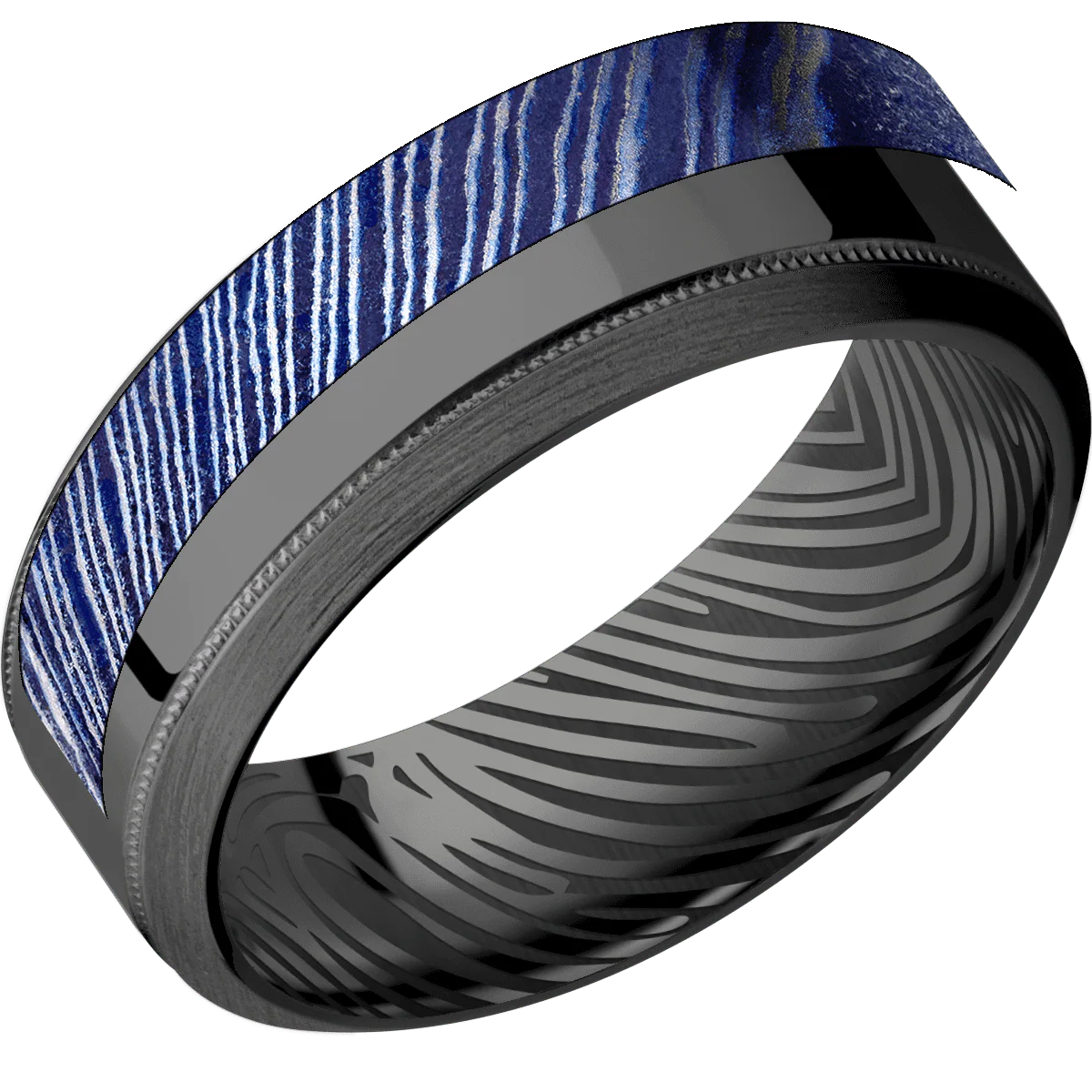 Zirconium + Polish , Satin Finish - Image 2