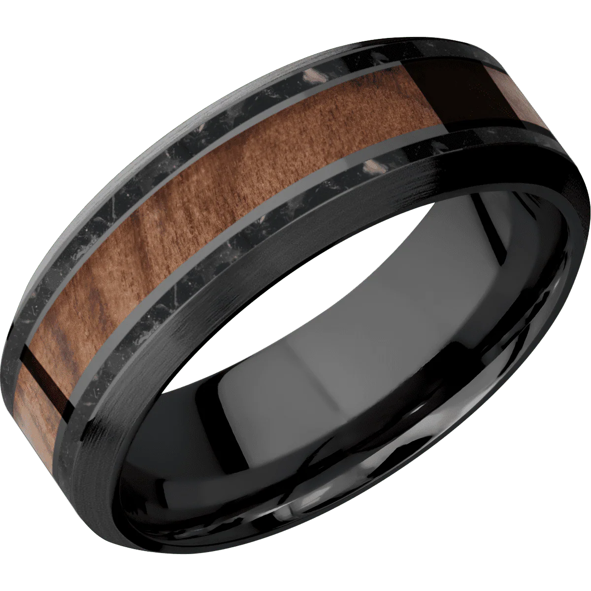 Zirconium + Polish , Satin Finish - Image 2