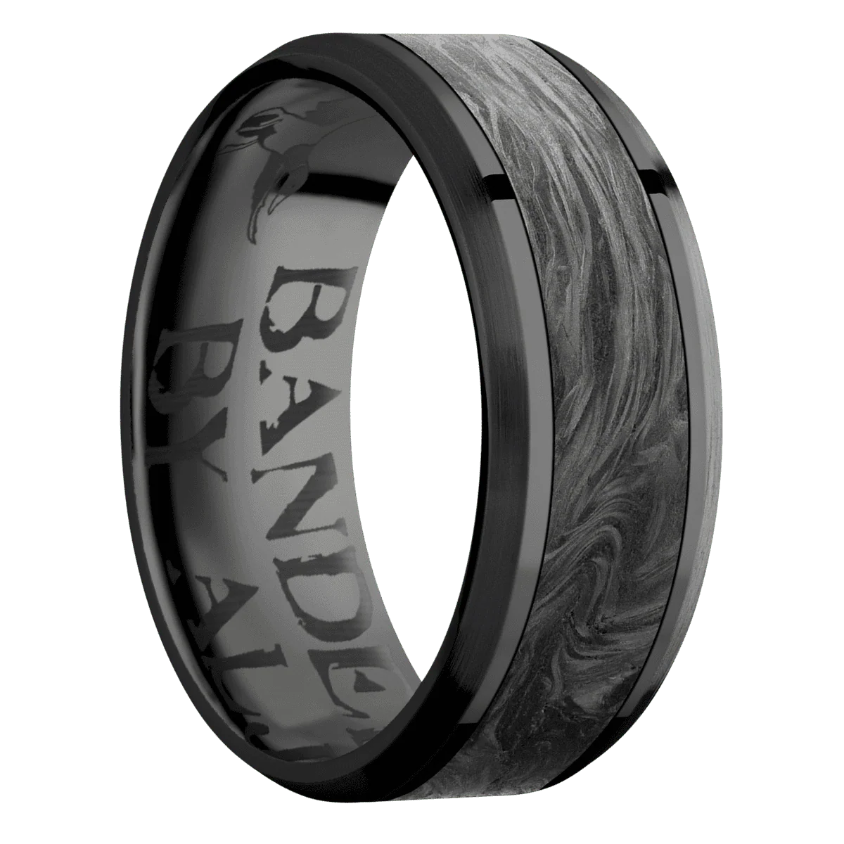 Zirconium + Polish , Satin Finish