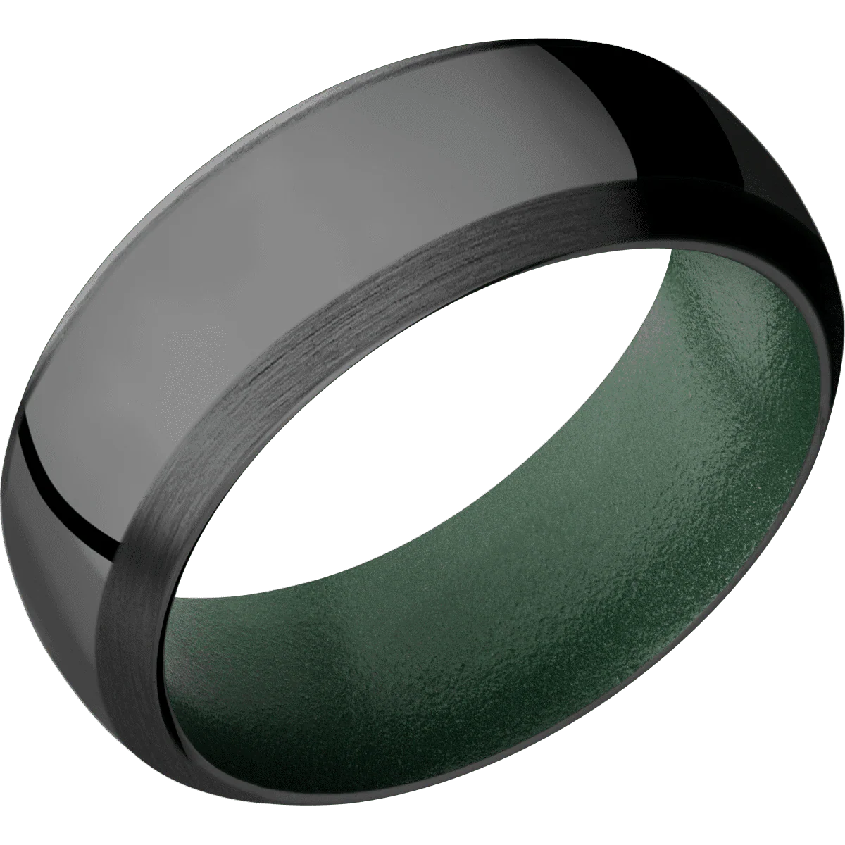 Zirconium + Polish , Satin Finish + Eastern Green - Image 2