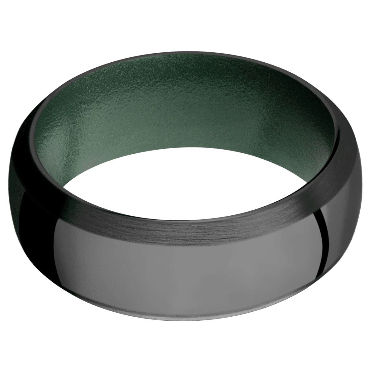 Zirconium + Polish , Satin Finish + Eastern Green - Image 3