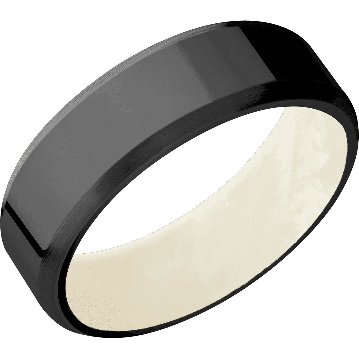 Zirconium + Polish , Satin Finish + Freshwater Mother of Pearl - Image 2