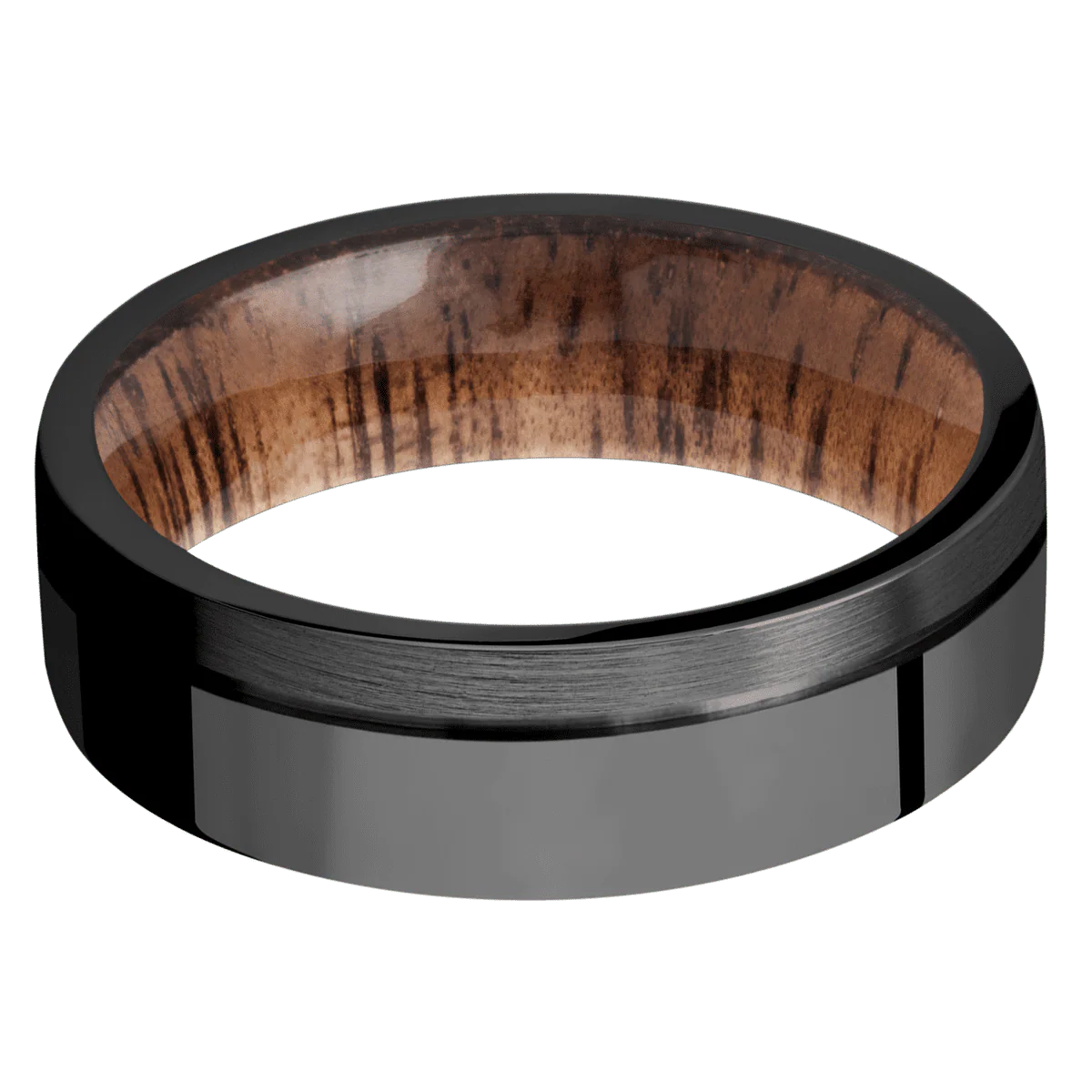 Zirconium + Polish , Satin Finish + Koa - Image 3