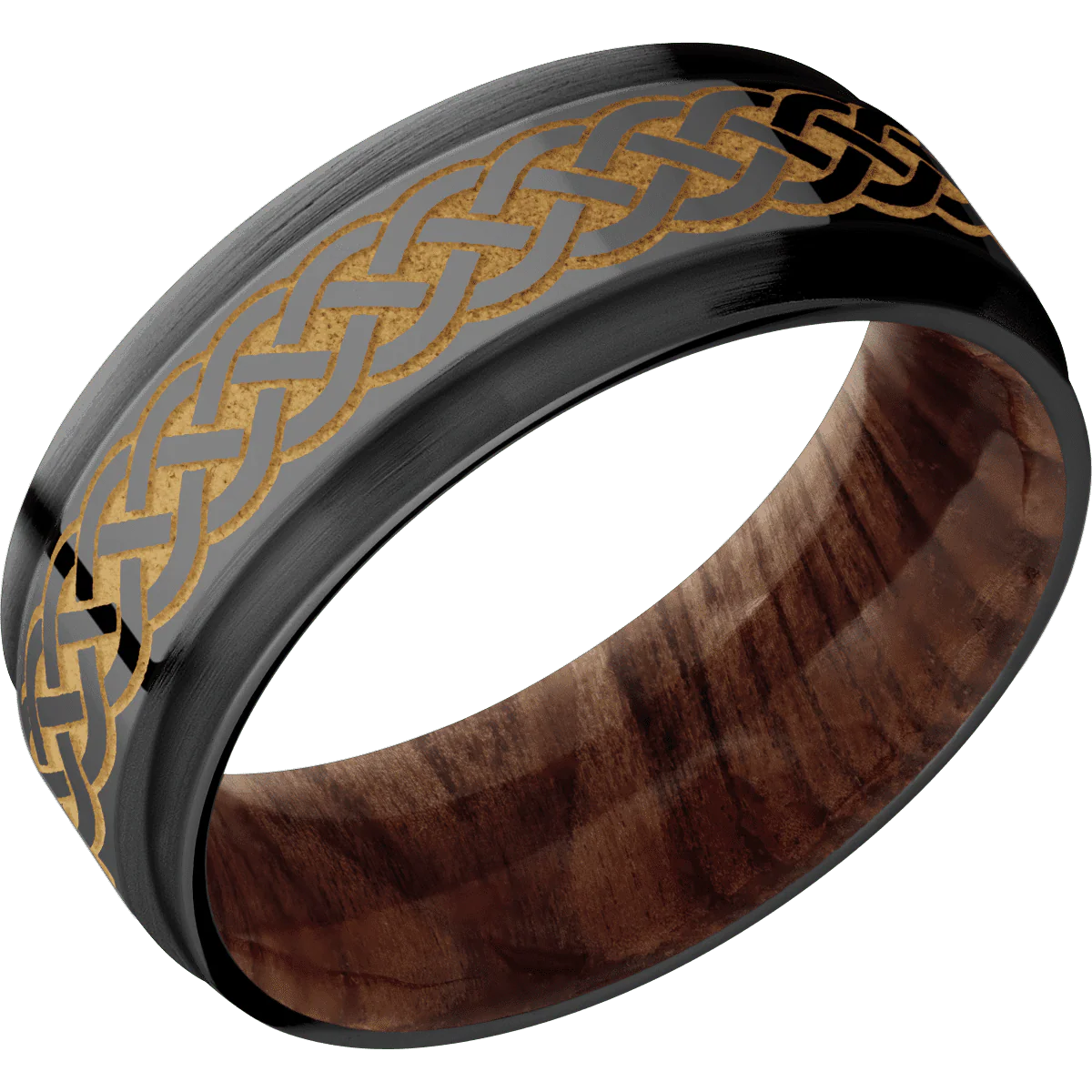 Zirconium + Polish , Satin Finish + Sequoia - Image 2