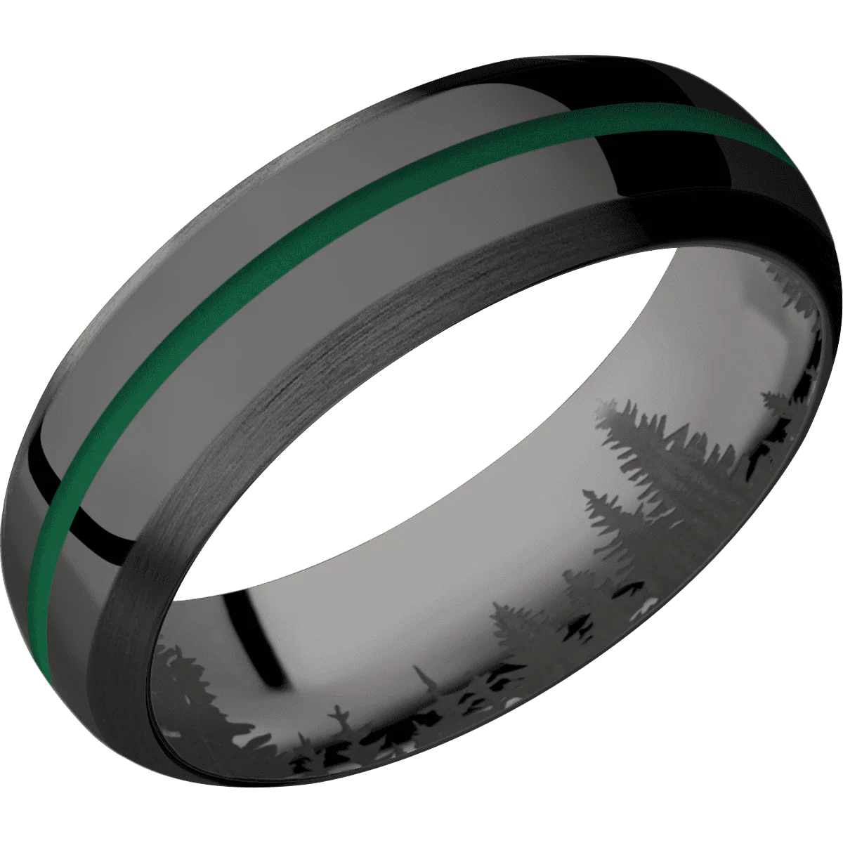 Zirconium + Polish , Satin Finish + Tantalum Noir - Image 2
