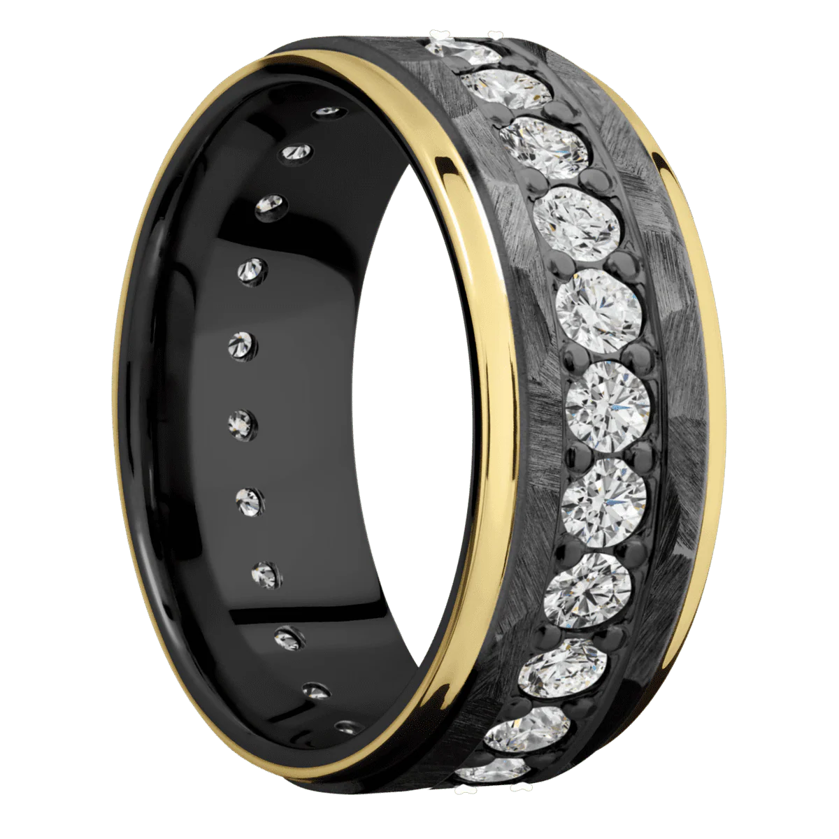 Zirconium + Rock , Bead Finish