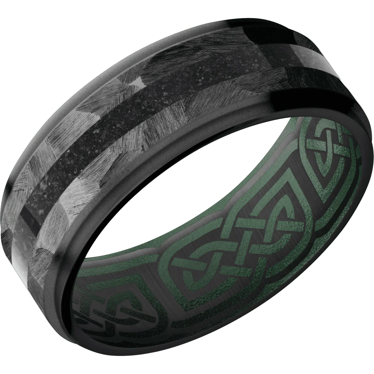 Zirconium + Rock , Bead Finish + Eastern Green - Image 2