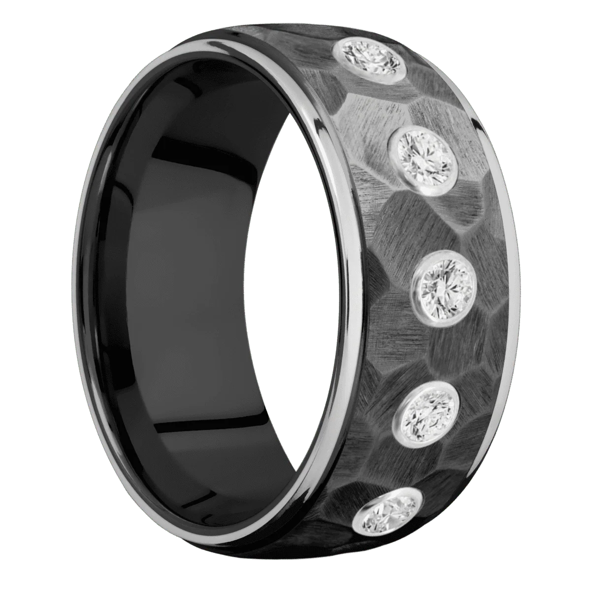 Zirconium + Rock , Polish Finish