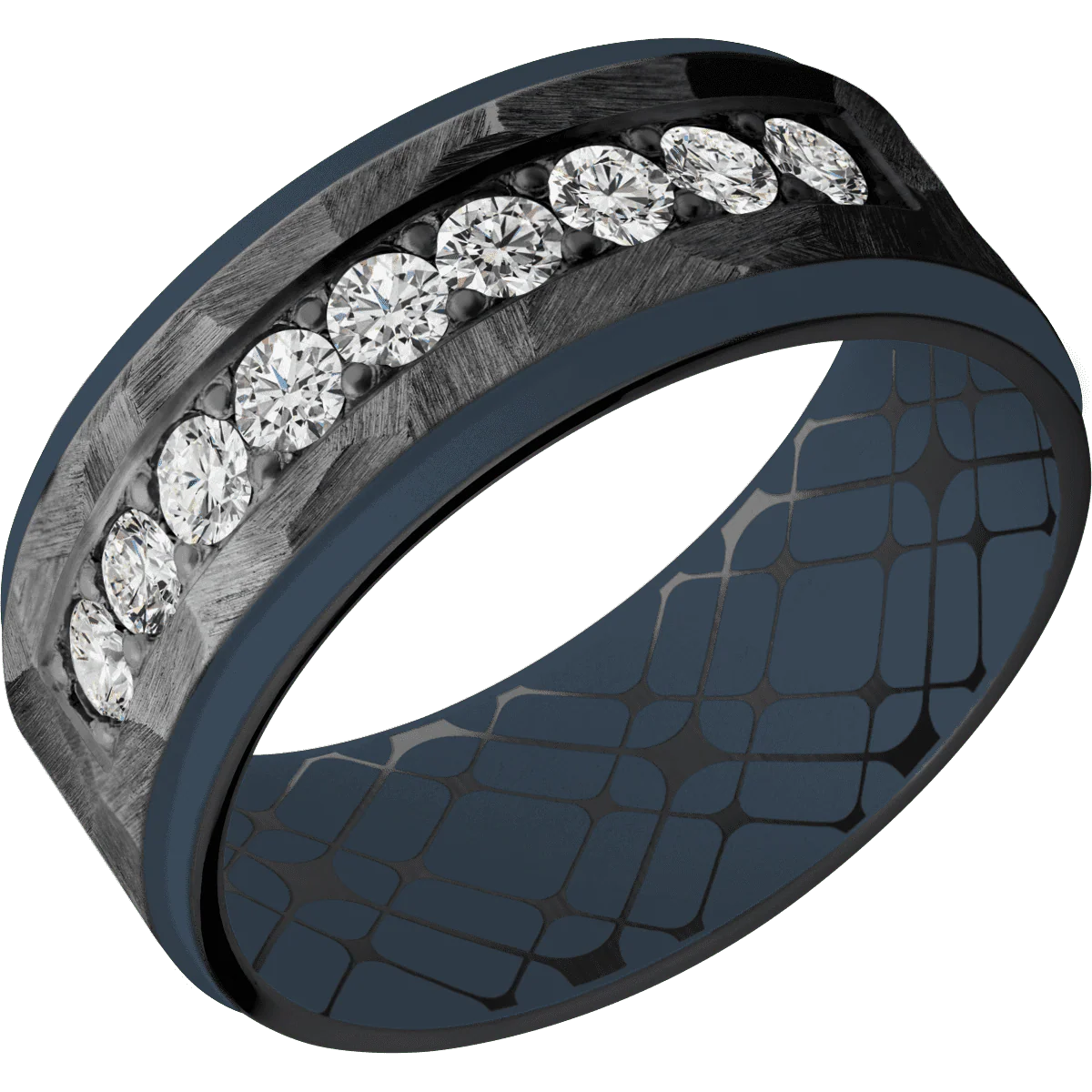Zirconium + Rock , Satin Finish + Navy Blue - Image 2