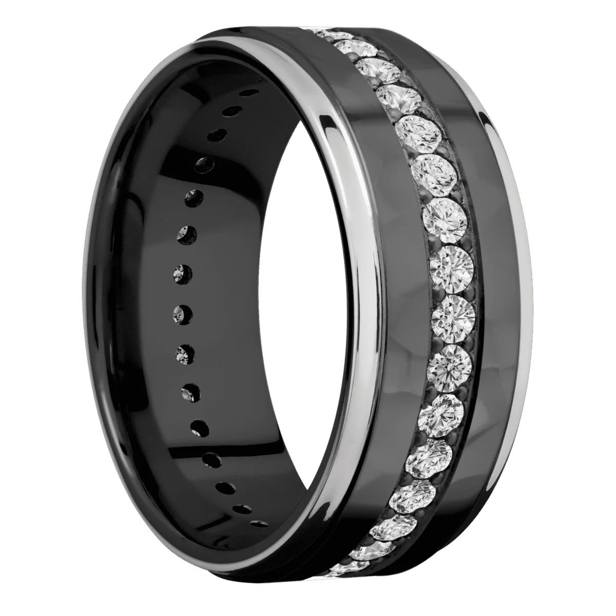 Zirconium + Rockpolish , Polish Finish