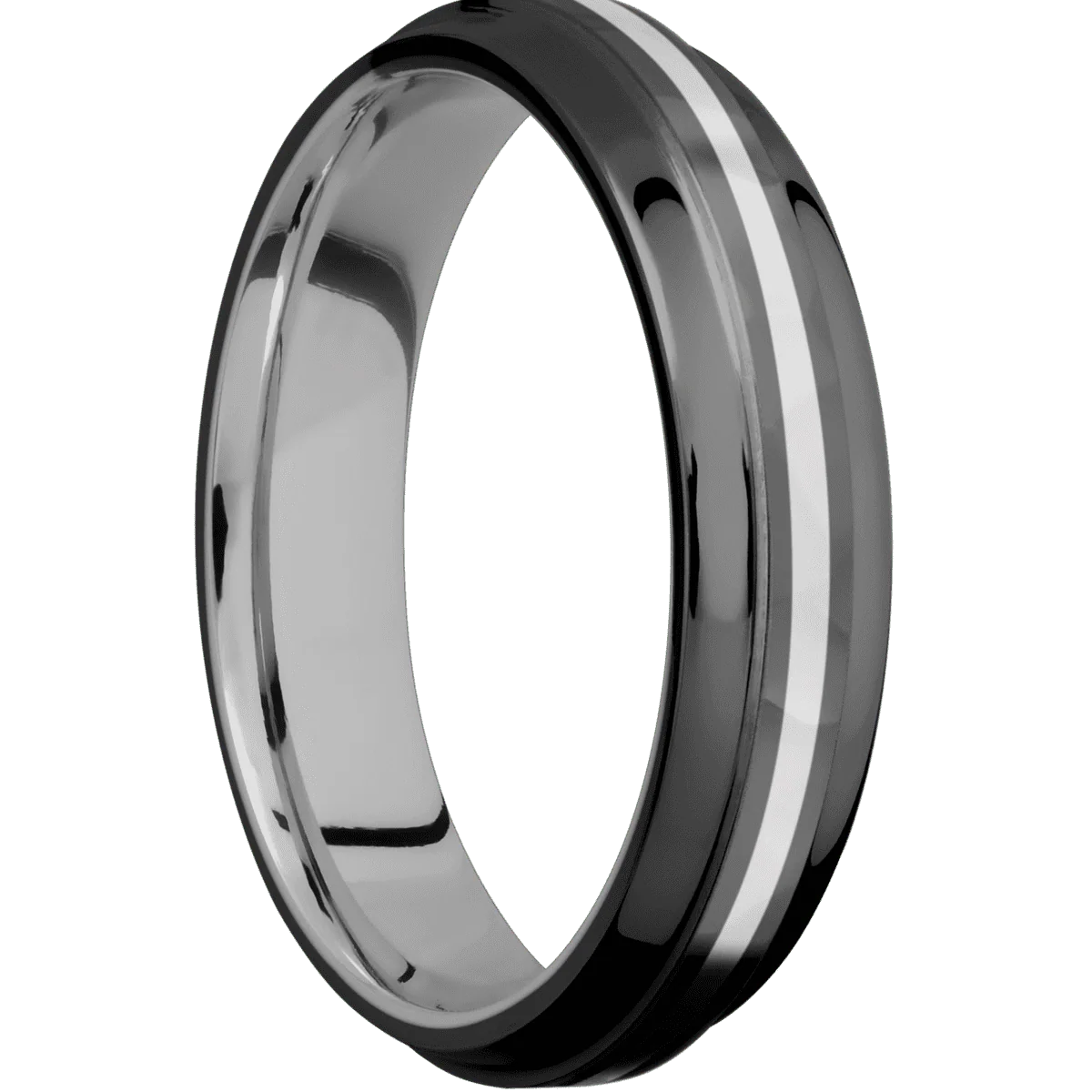 Zirconium + Rockpolish , Polish Finish + Titanium