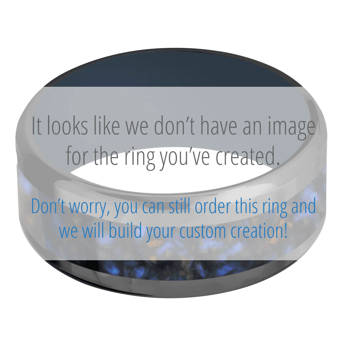 Zirconium + Rockpolish , Rockpolish Finish + Navy Blue - Image 3